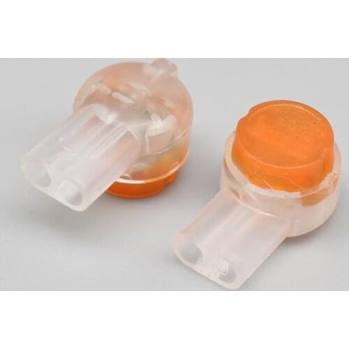 100PCS Scotchlok UY UY2 K1 K2 Scotchlok Connector Grease Filling Butt Wire Line Terminal For Telephone Network