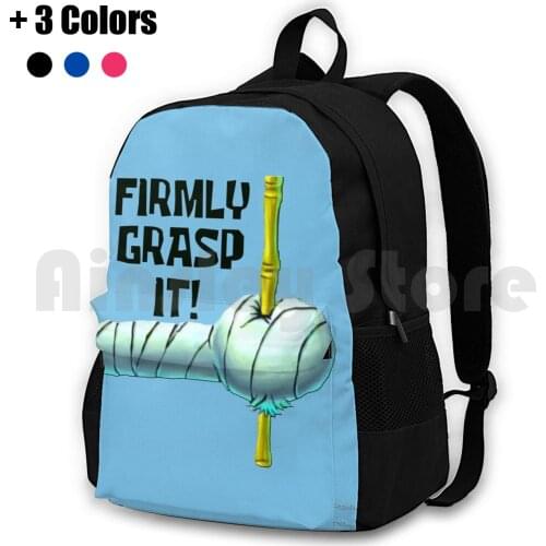 Firmly Grasp It! Outdoor Hiking Backpack Riding Climbing Sports Bag Star Squidward Mr Krabs Plankton Sandy Cartoons Animation