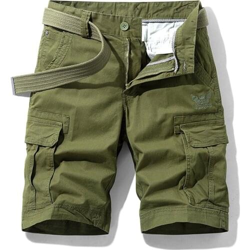 2021 NEW Cargo Shorts Mens Sport Casual Loose Sweatpants Beach Shorts Maleoutdoor Military Pocket Cargo Pants Shorts 2031