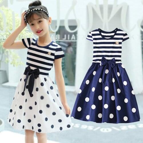 Girl Dresses 2021 New Kids Clothes Polka Dot Dress Childrens Clothing Girls Cute Princess Dress