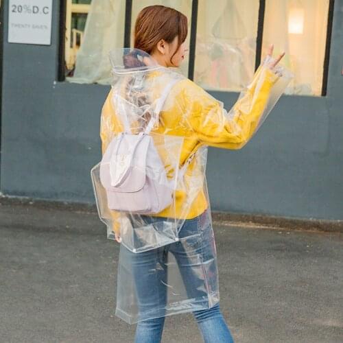 Transparent Long Raincoat Women Men,Rain coat Poncho Capa De Chuva Travel chubasqueros impermeables mujer Fashion Show