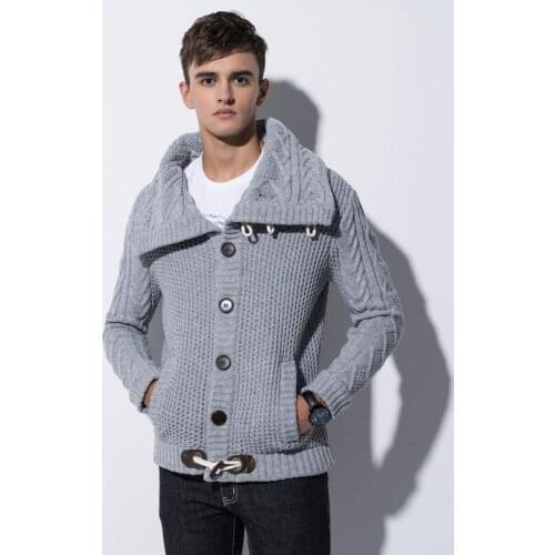 Christmas Sweater Men Clothes 2020 Winter Thick Warm Mens Sweaters Casual Classic Turtleneck Cashmere Cardigan for Men