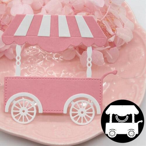 Die Cuts Trolley Metal Cutting Dies Scrapbooking Embossing Paper Craft Making