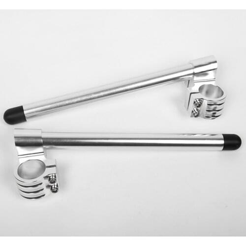 SMOK CNC Motorcycle Handlebar Raised Higher Clip Ons 33 35 37 41 43 45 46 48 50 51 53 54 MM Clip On Clamp Fork Handle Bar Moto