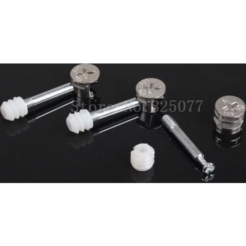 Thre- in-one furniture screw connections screws for eccentric wheel furniture hardware accessories diameter 15mm KF260