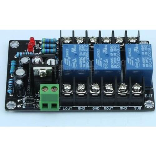 UPC1237 2.1 speaker protection board Delayed start For HIFI Amplifier Speaker DIY