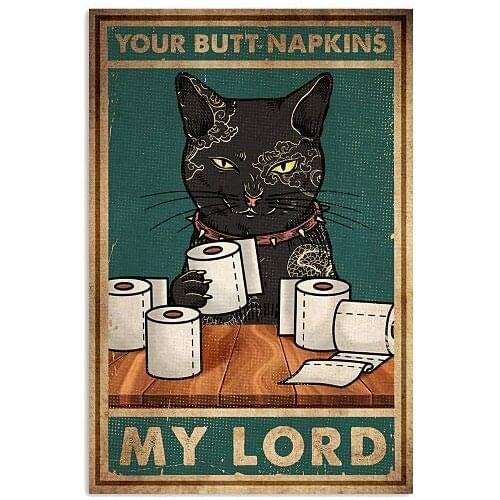 Es hora de limpiar tu trasero, letreros de carretera Vintage, señal de estaño de Metal para decoración de pared de 8x12 pulgadas