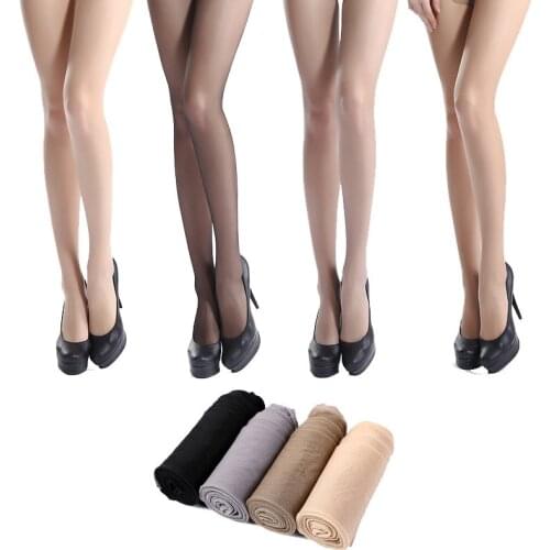 1PC 5D New Fashion Sexy Summer Womens Thin Tights Lady Transparent Stocking Panties Pantyhose Breathable Long Thin Stockings