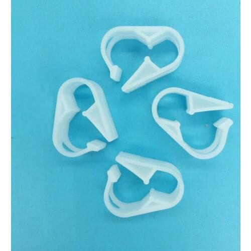 10pcs Eco solvent printer ink tube clip ink hose pipe clamp for Mutoh Mimaki Roland Gongzheng bulk ciss system plastic clamps