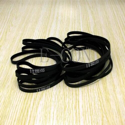 10pcs/lot 400-GT2 loop timing belt width 6mm GT2 belt Rubber Fiberglass inner length 400mm 200 Teeth for 3D Printer