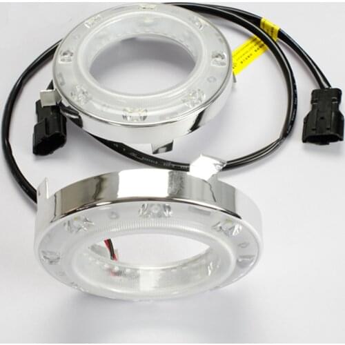 12V Daytime running lights For Subaru Forester 2009 2010 2011 2012 Drl with turn signals For cars auto LED Fog lamps headlights