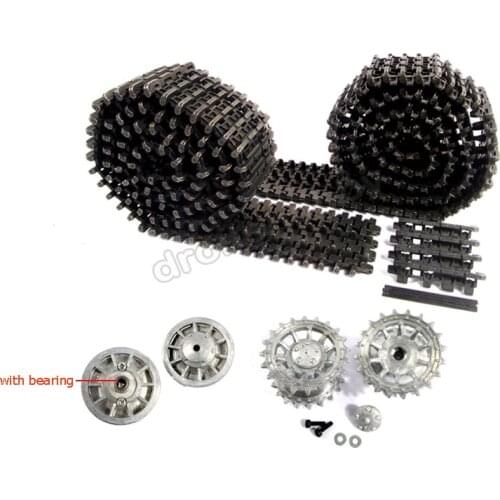 Free shipping Mato 1:16 German Tiger Remote Control Tank Henglong 3818 Metal Track Drive Wheel Induction Wheel Bearing