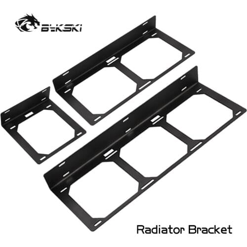 Bykski B-ST-FN PC Water Cooling Radiator Stand Water-cooled Row Brackets For 120mm Fan Heat-exchanger Support 120/240/360