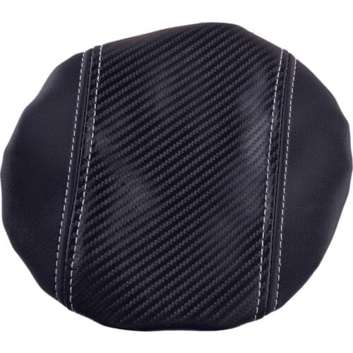 Car Carbon Fiber Style Black Central Console Armrest Box Lid Cover Decoration Fit For Toyota Corolla 2019 2020 2021