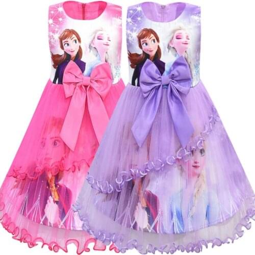 Disney Children Girl Frozen Dress for Girls Party Princess Dress Kids Baby Gifts Intant Party Clothes Fancy Clothing