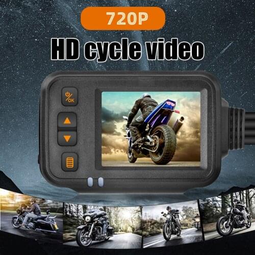 Motorcycle Camera SE30 1080P HD Front Rear View Driving Recorder Waterproof DVR Dash Cam Logger Recorder Box with 2 inch Display