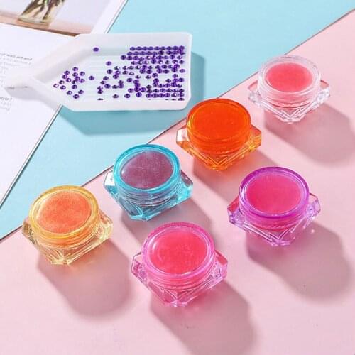 5Pcs/Box Diamond Painting Glue Dotting Glue Point Drill Sticking DIY Tools Diamond Point Drill Label Paper Painting Accessories