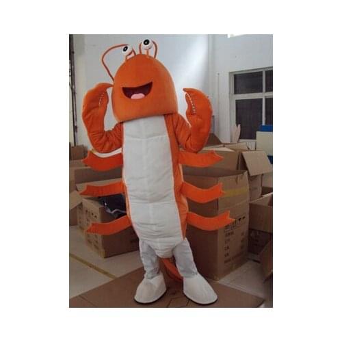 Shark Dolphin Mascot Costume Marine Animal Mascot Costumes Shrimp Mascot Costumes Halloween Party Outfit Adult Size