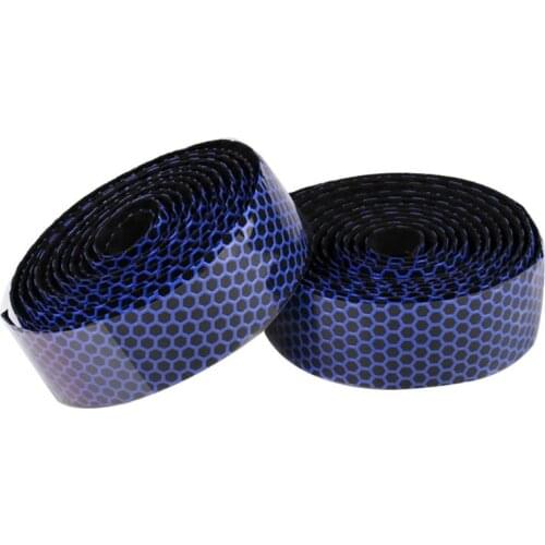 Hex Checkered Pattern Bicycle Handlebar Tape Road Bike Cycling Handle Bar Wrap Tape Bicycle Modification Sports Riding Dropship