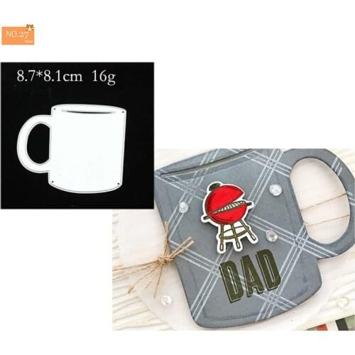 Water Cup Metal Cutting Dies for DIY Scrapbooking Album Paper Card Embossing Christmas Decor Crafts Die Cuts 2021 New