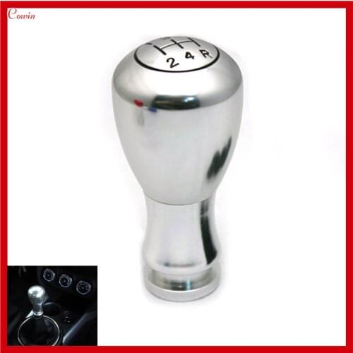 New Cool Silver Alloy Gear Head 5 Speed Manual Transmission Gear Shift Knob For Mitsubishi Asx