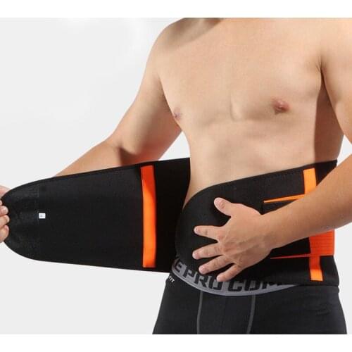 Waist Support Belt Back Sweat Waist Trimmer Belt Gym Train Waist Protector Sports Muscle Compression Body Shaper Weight Loss