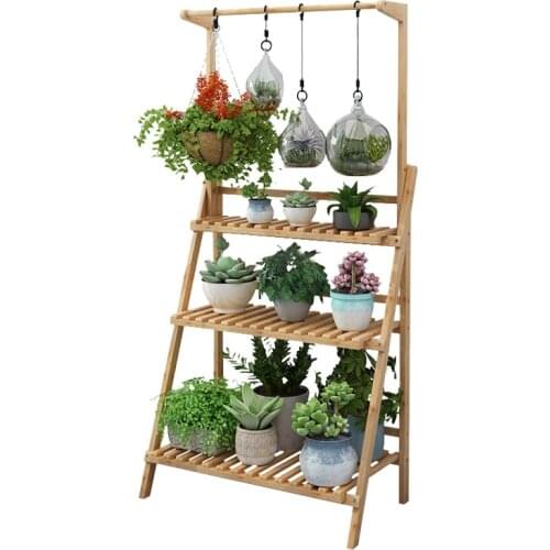 Balcony Hanging Flower Shelf Home Multi-layer Folding Floor Flower Pot Special Offer Interior Decoration Living Room Storage