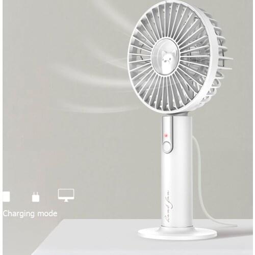 Portable Handheld Fan Electric USB Rechargeable Mini Desk Fan 3 speed Air Cooler Outdoor Travel hand fan