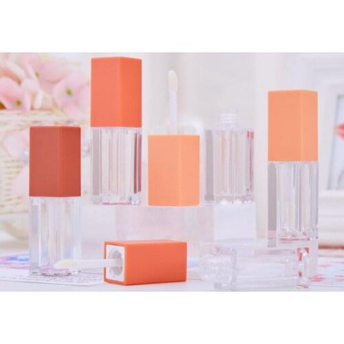 10/30pcs 4ml Empty Lip Gloss Tube,Plastic Liquid Lipstick Container,DIY Square Lipgloss Bottle