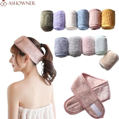 Adjustable Hairband Yoga Spa Bath Shower Hair Bands Makeup Wash Face Hair Holder Cosmetic Headband For Women Hair Accessories