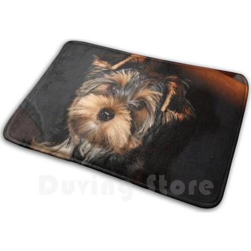 Cute Yorkshire Terrier Dog Soft Non-Slip Mat Rug 62 Carpet Cushion Yorkshire Terrier Yorkie Dog Pet Toy Breed Teddy Bear