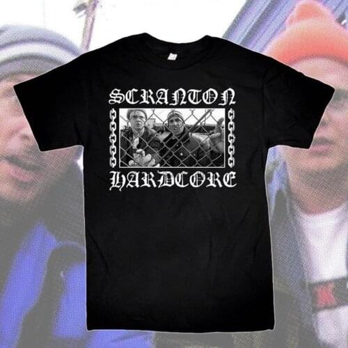 SCRANTON HARDCORE Dwight Michael T shirt(1)