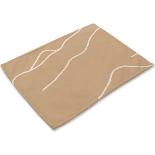Modern European style creative household interesting body meal mat and rectangular western meal mat table mat