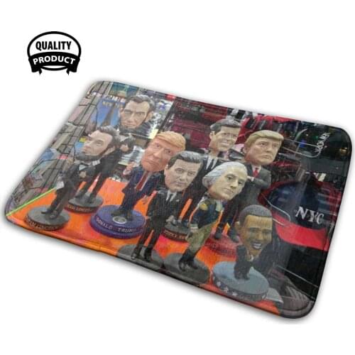 Presidential Bobble Heads Comfortable Door Mat Rug Carpet Cushion Bittenbyazebra Bitten By A Zebra Abe Lincoln John F Kennedy