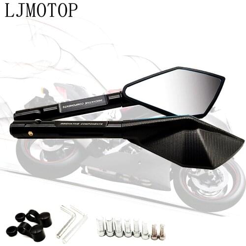 CNC Aluminum Universal Motorcycle Rearview Mirror Moto side Mirrors For BMW R1200ST S1000R S1000RR S1000XR For Ducati Honda