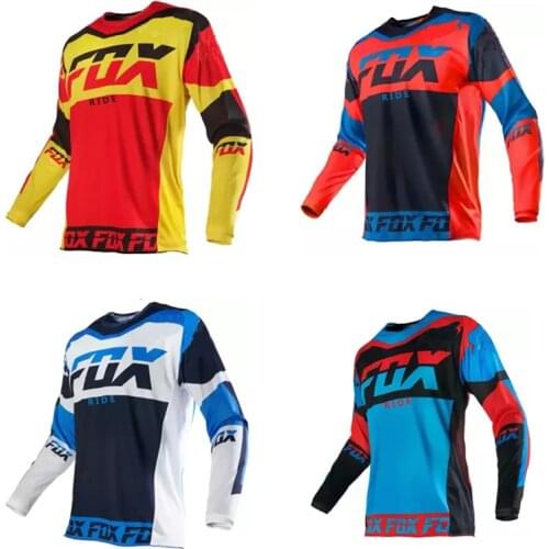Moto Bicycle Jersey Long Sleeve Cycling Enduro Mtb Shirt Downhill T-shirt Camiseta Motocross DH Mountain Fox Mtb Bike Clothing