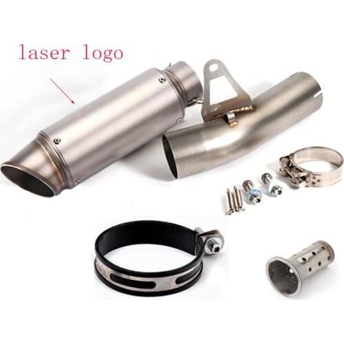 S1000RR Motorcycle Exhaust Pipe And Middle Link Tube Connecting Exhaust Tip Muffler Pipe With DB Killer For S1000R 2009-2015