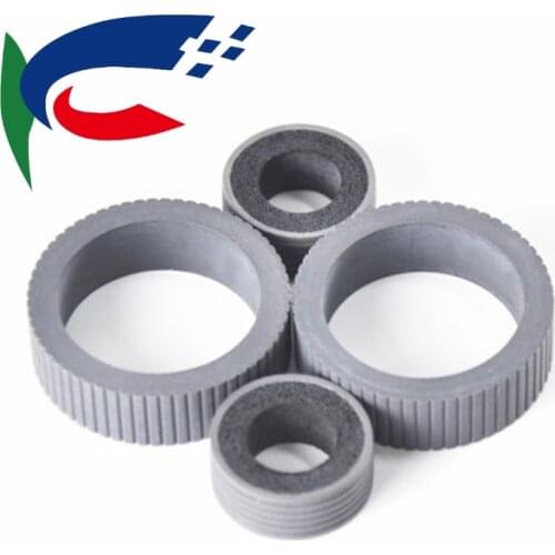 1Set Pickup Feed Roller Tires Only PA03540-0001 PA03540-0002 for Fujitsu Fi- 6125 6130 6130Z 6140 6225 6230 6240 IX500