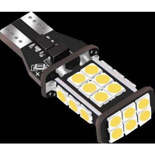 1PCS T15 921 W16W Super Bright 1200Lm 3030 LED Auto Additional Brake Lamp CANBUS Backup Reverse Lights Car Daytime Running Bulb