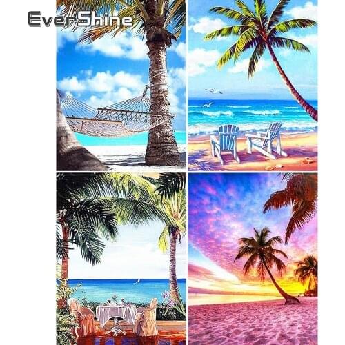 Evershine 5D Scenery Diamond Mosaic Full Square Diamond Embroidery Sale Landscape Diamond Painting Scenic Rhinestones Pictures
