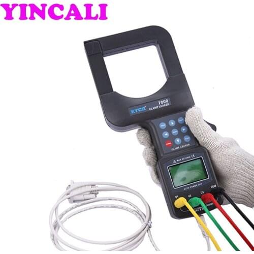 Fast Shipping Large Diameter Clamp Leakage Current Meter ETCR7000 Digital Clamp Leaker Measuring Range AC 0.00mA~ 1200A