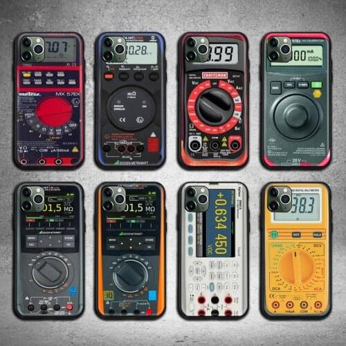 Multimeter tool Phone Case For iphone 12 11 Pro Max Mini XS Max 8 7 6 6S Plus X 5S SE 2020 XR cover