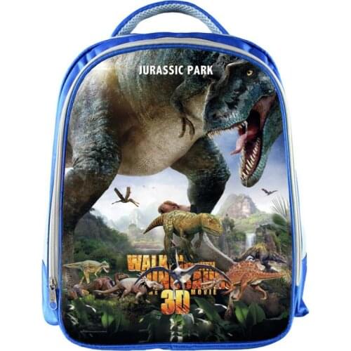 13 Inch Kindergarten Bags Animal Kids Backpacks Children School Bags Jurassic Park Dinosaur Bagpack Toddler Mochilas Backpack