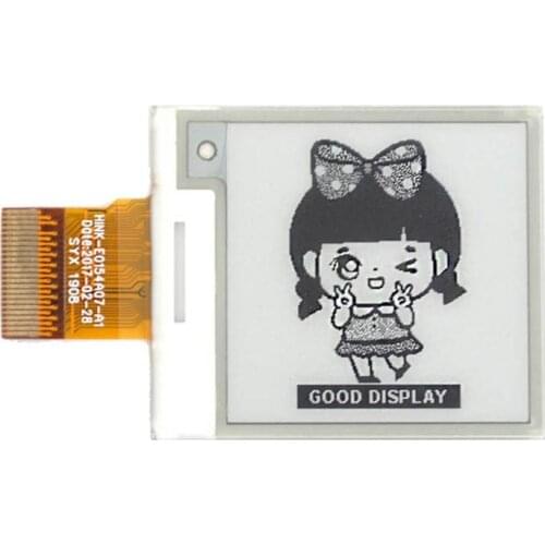 1.54 Inch E-Ink Display With 200x200 Resolution E-Paper Screen