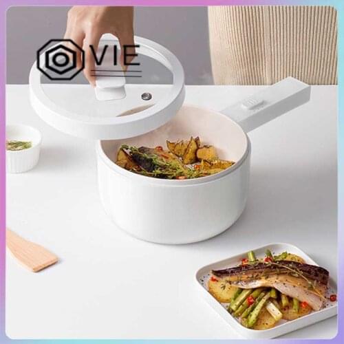 Zk30 1.5L Capacity Multi Electric Cooker Portable 700w 2gears Power Electric Cooker Mini Electric Skillet Fry Cook Steam Hot Pot