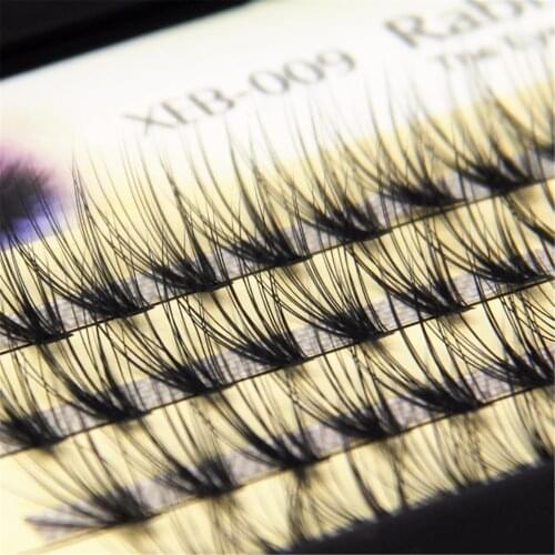 Individual Lashes false eyelashes 8/10/12/mm soft planting eyelash extension Thick style 20 fairs Rabit anti-lashes