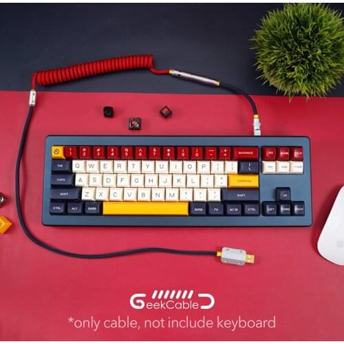 GeekCable Handmade Customized Mechanical Keyboard Cable For GMK Theme SP Keycap Line Constitute