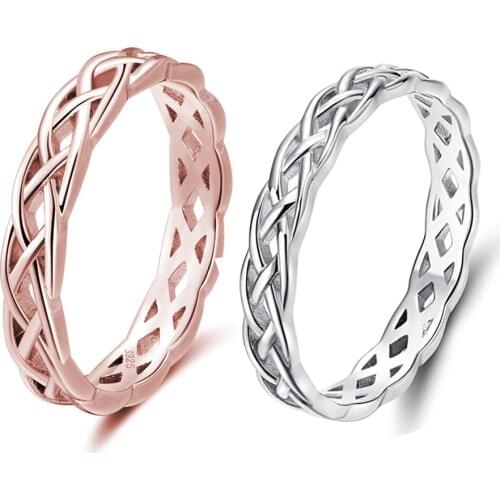 Hollow Rings Simple European and American Engagement Wedding Ring Fine Jewelry For Women Party Elegant Accessories