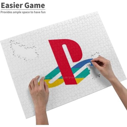 Bath Mat Jigsaw Puzzle For Adults Kids Diy Games Slipper Case I Am At Your Disposal Thank You Playstation 1 Classic Logo Play