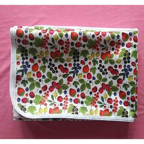 Hot Sale Waterproof Urine Mat Cotton Soft Nappies Cover Pad Cloth For Baby Newborn Infant Baby Bedding Sheets Print Color